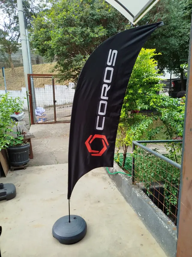 Windbanner Vento Forte instalado em cliente, foto 2